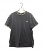 FRED PERRYフレッドペリー）の古着「半袖Tシャツ　Twin Tipped T-Shirt」｜グレー