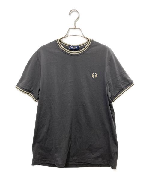 FRED PERRY（フレッドペリー）FRED PERRY (フレッドペリー) 半袖Tシャツ　Twin Tipped T-Shirt グレー サイズ:Mの古着・服飾アイテム