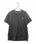 FRED PERRY（フレッドペリー）の古着「半袖Tシャツ　Twin Tipped T-Shirt」｜グレー