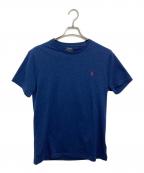 POLO RALPH LAURENポロ・ラルフローレン）の古着「半袖Tシャツ CUSTOM SLIM FIT」｜ブルー