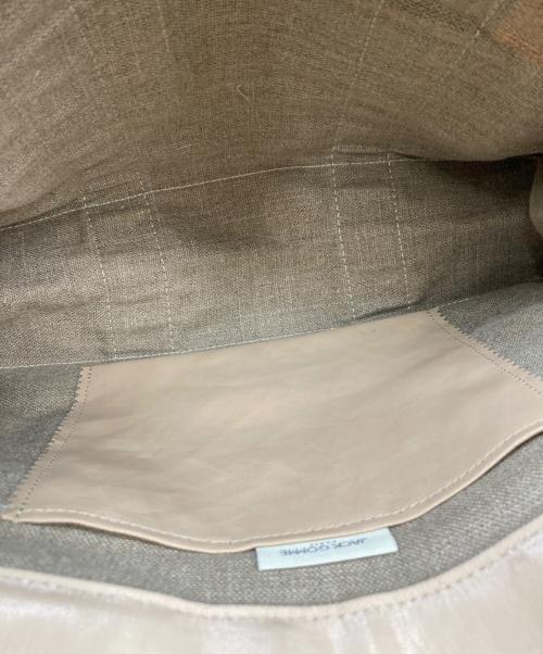 jack gomme（ジャックゴム）jack gomme (ジャックゴム) ERNEST ハンドバッグ　 ベージュの古着・服飾アイテム