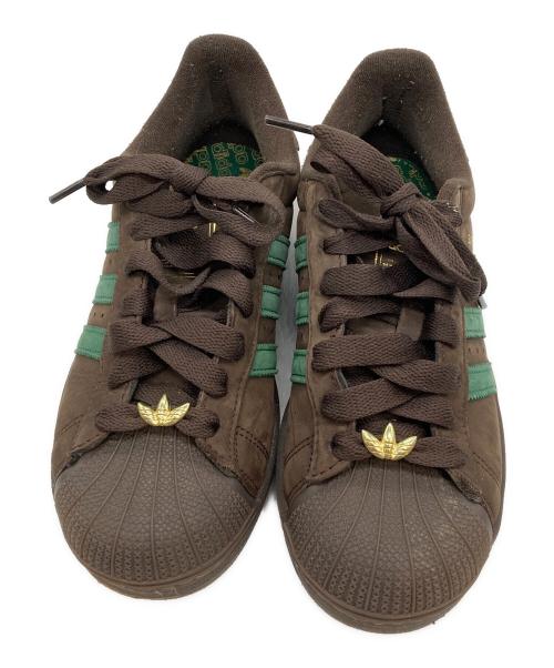 adidas（アディダス）adidas (アディダス) スーパースターⅡ ブラウン サイズ:26の古着・服飾アイテム