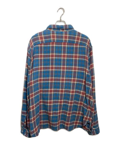 POLO RALPH LAUREN（ポロ・ラルフローレン）POLO RALPH LAUREN (ポロ・ラルフローレン) コットンツイルワークシャツ ブルー サイズ:XXLの古着・服飾アイテム
