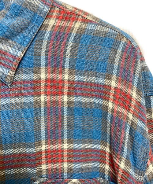 POLO RALPH LAUREN（ポロ・ラルフローレン）POLO RALPH LAUREN (ポロ・ラルフローレン) コットンツイルワークシャツ ブルー サイズ:XXLの古着・服飾アイテム