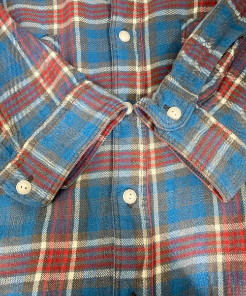 POLO RALPH LAUREN（ポロ・ラルフローレン）POLO RALPH LAUREN (ポロ・ラルフローレン) コットンツイルワークシャツ ブルー サイズ:XXLの古着・服飾アイテム