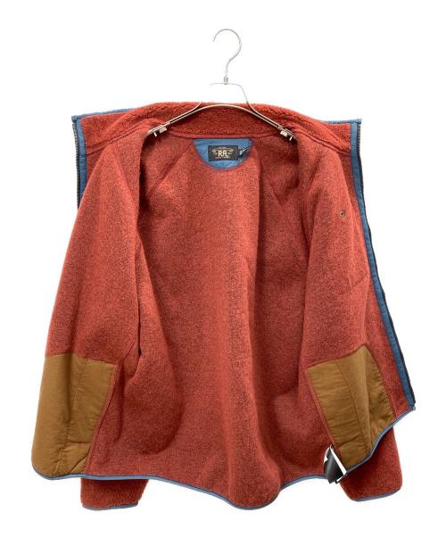 RRL（ダブルアールエル）RRL (ダブルアールエル) ボアジャケット　ウールブレンド パイル フリース ジャケット レッド サイズ:XXLの古着・服飾アイテム