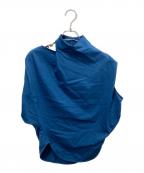 Mame Kurogouchiマメクロゴウチ）の古着「Cotton Jersey Asymmetry Top」｜ブルー