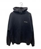 BALENCIAGAバレンシアガ）の古着「バックロゴプリントプルオーバーパーカー」｜ブラック