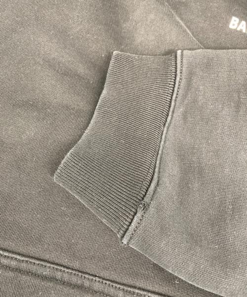 BALENCIAGA（バレンシアガ）BALENCIAGA (バレンシアガ) バックロゴプリントプルオーバーパーカー ブラック サイズ:XXLの古着・服飾アイテム
