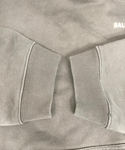 BALENCIAGA（バレンシアガ）BALENCIAGA (バレンシアガ) バックロゴプリントプルオーバーパーカー ブラック サイズ:XXLの古着・服飾アイテム