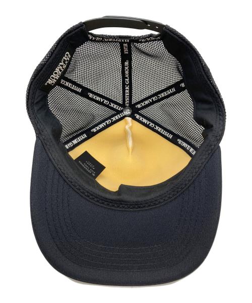 Hysteric Glamour（ヒステリックグラマー）Hysteric Glamour (ヒステリックグラマー) キャップ ホワイト×ブラック サイズ:FREEの古着・服飾アイテム