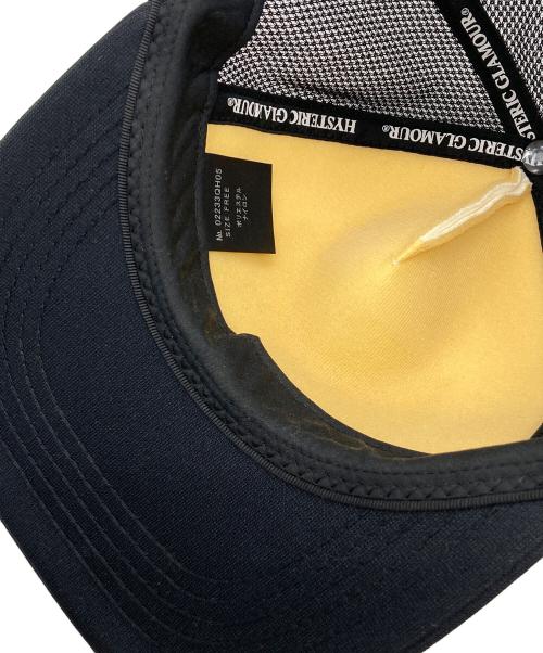 Hysteric Glamour（ヒステリックグラマー）Hysteric Glamour (ヒステリックグラマー) キャップ ホワイト×ブラック サイズ:FREEの古着・服飾アイテム