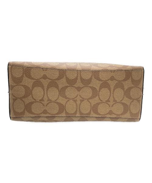 COACH（コーチ）COACH (コーチ) シグネチャー モリートート25 キャンバス2WAYバッグ ブラウンの古着・服飾アイテム