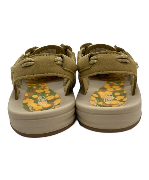 KEEN（キーン）KEEN (キーン) ユニーク 編み込みサンダル 黄緑 サイズ:25cmの古着・服飾アイテム