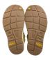 中古・古着 KEEN (キーン) ユニーク 編み込みサンダル 黄緑 サイズ:25cm：7000円