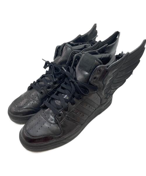 adidas（アディダス）adidas (アディダス) JEREMY SCOTT (ジェレミー スコット) JS WINGS 2.0 ブラック サイズ:28cmの古着・服飾アイテム