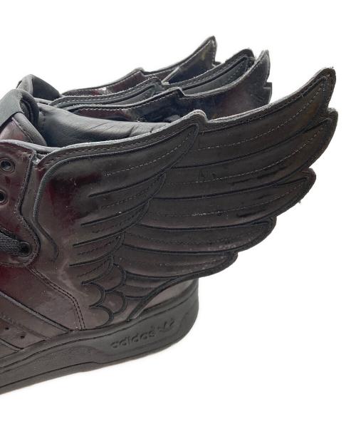 adidas（アディダス）adidas (アディダス) JEREMY SCOTT (ジェレミー スコット) JS WINGS 2.0 ブラック サイズ:28cmの古着・服飾アイテム