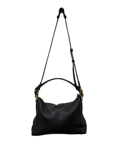 LEATHER JEWELS（レザージュエルズ）LEATHER JEWELS (レザージュエルズ) 2WAYレザーワンショルダーバッグ ブラックの古着・服飾アイテム