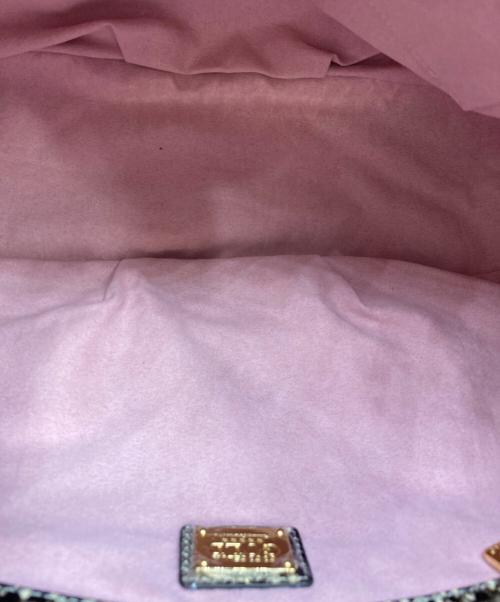 COCOCELUX GOLD（ココセリュックスゴールド）COCOCELUX GOLD (ココセリュックスゴールド) レザーハンドバッグ ブラックの古着・服飾アイテム