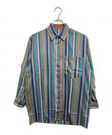 missoni（ミッソーニ）の古着「総柄ストライプシャツ」｜マルチカラー