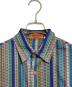 MISSONI (ミッソーニ) 総柄ストライプシャツ マルチカラー サイズ:46：5000円