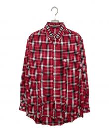 Burberry's（バーバリーズ）の古着「チェックシャツ」｜レッド