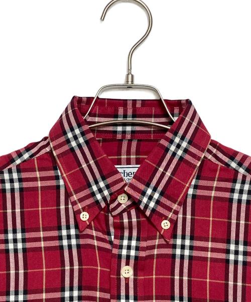 Burberry's（バーバリーズ）Burberry's (バーバリーズ) チェックシャツ レッド サイズ:S 未使用品の古着・服飾アイテム