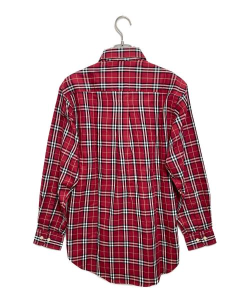 Burberry's（バーバリーズ）Burberry's (バーバリーズ) チェックシャツ レッド サイズ:S 未使用品の古着・服飾アイテム