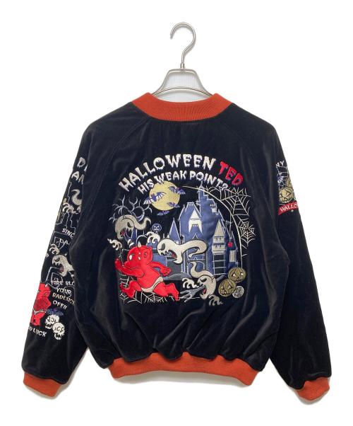 TED MAN（テッドマン）TED MAN (テッドマン) スカジャン ブラック×オレンジ サイズ:42の古着・服飾アイテム