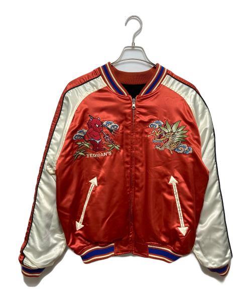 TED MAN（テッドマン）TED MAN (テッドマン) スカジャン ブラック×オレンジ サイズ:42の古着・服飾アイテム