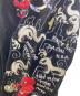中古・古着 TED MAN (テッドマン) スカジャン ブラック×オレンジ サイズ:42：10000円