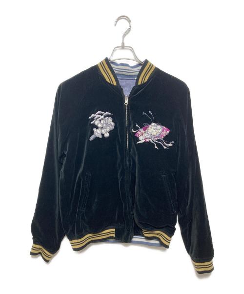 BACK STREET CRAWLER（バックストリートクローラー）BACK STREET CRAWLER (バックストリートクローラー) スカジャン ブラック サイズ:Mの古着・服飾アイテム