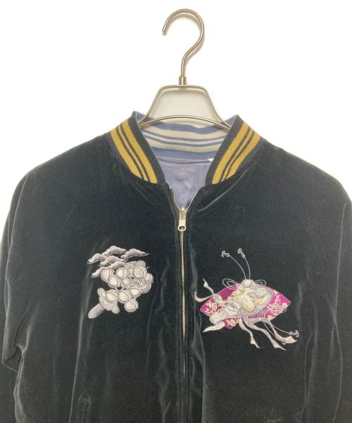 BACK STREET CRAWLER（バックストリートクローラー）BACK STREET CRAWLER (バックストリートクローラー) スカジャン ブラック サイズ:Mの古着・服飾アイテム
