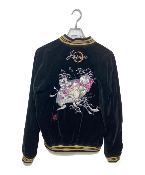 BACK STREET CRAWLER（バックストリートクローラー）BACK STREET CRAWLER (バックストリートクローラー) スカジャン ブラック サイズ:Mの古着・服飾アイテム
