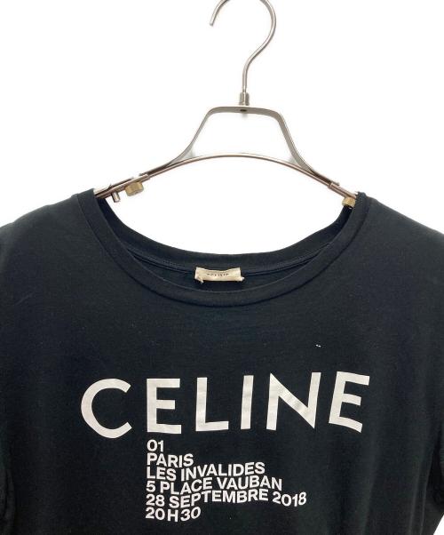 CELINE（セリーヌ）CELINE (セリーヌ) インビテーションTシャツ ブラック サイズ:Ｓの古着・服飾アイテム