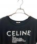 CELINE (セリーヌ) インビテーションTシャツ ブラック サイズ:Ｓ：15000円
