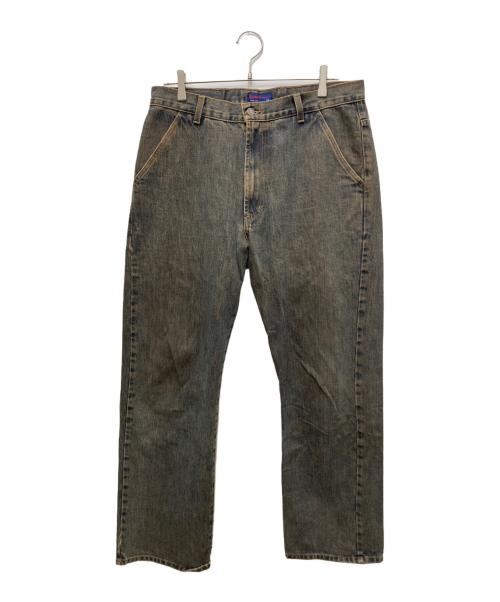 X-LARGE（エクストララージ）X-LARGE (エクストララージ) デニムパンツ ブラウン サイズ:SIZE 86cm (W34)の古着・服飾アイテム