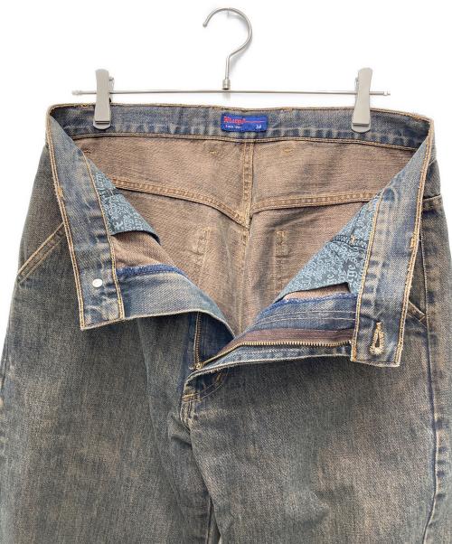 X-LARGE（エクストララージ）X-LARGE (エクストララージ) デニムパンツ ブラウン サイズ:SIZE 86cm (W34)の古着・服飾アイテム