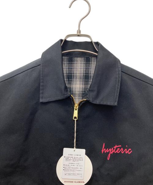 Hysteric Glamour（ヒステリックグラマー）Hysteric Glamour (ヒステリックグラマー) Dickies (ディッキーズ) ジップジャケット　GUITAR GIRL ブラック サイズ:L 未使用品の古着・服飾アイテム