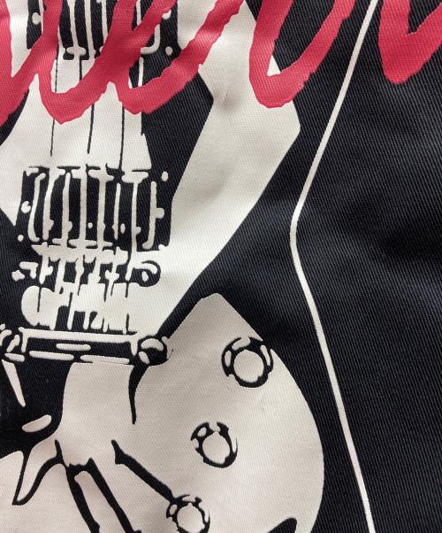 Hysteric Glamour（ヒステリックグラマー）Hysteric Glamour (ヒステリックグラマー) Dickies (ディッキーズ) ジップジャケット　GUITAR GIRL ブラック サイズ:L 未使用品の古着・服飾アイテム