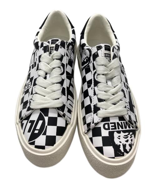 Hysteric Glamour（ヒステリックグラマー）Hysteric Glamour (ヒステリックグラマー) ローカットスニーカー ホワイト×ブラック サイズ:24の古着・服飾アイテム