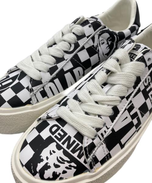 Hysteric Glamour（ヒステリックグラマー）Hysteric Glamour (ヒステリックグラマー) ローカットスニーカー ホワイト×ブラック サイズ:24の古着・服飾アイテム