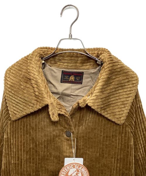 Hysteric Glamour（ヒステリックグラマー）Hysteric Glamour (ヒステリックグラマー) コーデュロイコート ブラウン サイズ:FREE 未使用品の古着・服飾アイテム