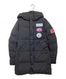 Hysteric Glamour（ヒステリックグラマー）の古着「ロゴワッペン中綿コート」｜ブラック