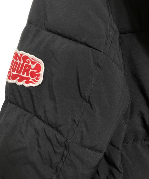 Hysteric Glamour（ヒステリックグラマー）Hysteric Glamour (ヒステリックグラマー) ロゴワッペン中綿コート ブラック サイズ:FREEの古着・服飾アイテム