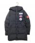 Hysteric Glamour（ヒステリックグラマー）の古着「ロゴワッペン中綿コート」｜ブラック