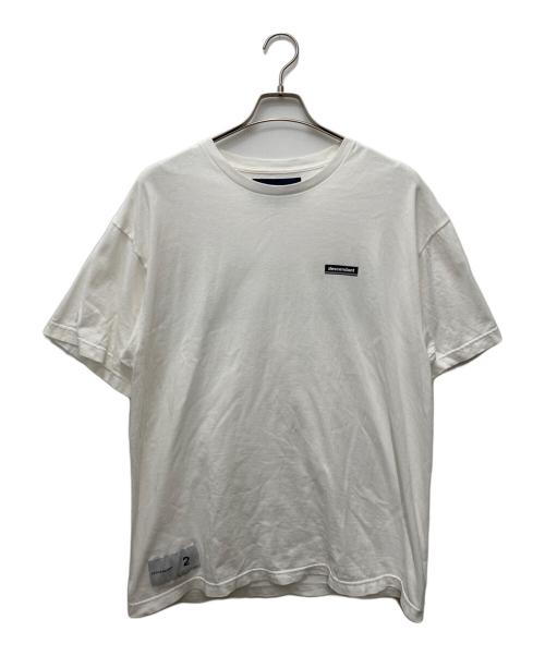 DESCENDANT（ディセンダント）DESCENDANT (ディセンダント) ボックスロゴクルーネックTシャツ ホワイト サイズ:2の古着・服飾アイテム