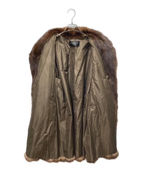 CRESCE（クレッセ）CRESCE (クレッセ) ファーコート ブラウン サイズ:不明の古着・服飾アイテム