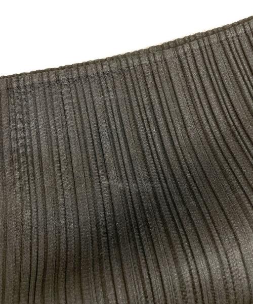 PLEATS PLEASE（プリーツプリーズ）PLEATS PLEASE (プリーツプリーズ) ハイネックプリーツカットソー ブラック サイズ:3の古着・服飾アイテム