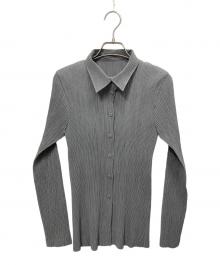ISSEY MIYAKE（イッセイミヤケ）の古着「プリーツシャツ」｜グリーン